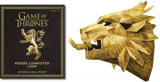 Knjiga Game of Thrones Mask: House Lannister Lion Steve Wintercroft