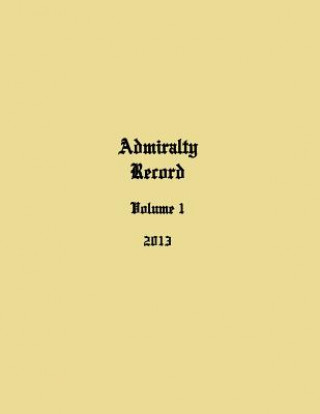 Knjiga Admiralty Record 