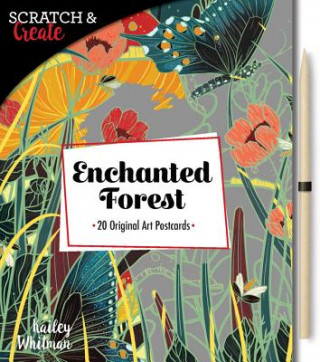 Kniha Scratch & Create: Enchanted Forest: 20 Original Art Postcards Rockport Publishers