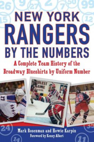 Könyv New York Rangers by the Numbers Mark Rosenman