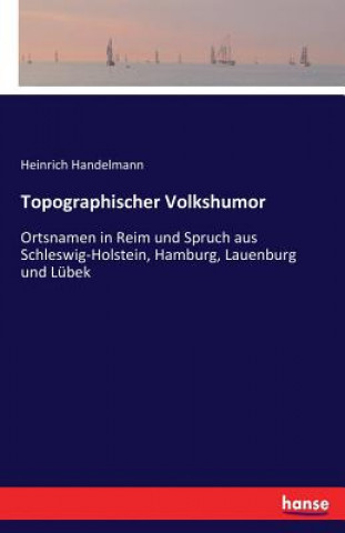 Kniha Topographischer Volkshumor Heinrich Handelmann