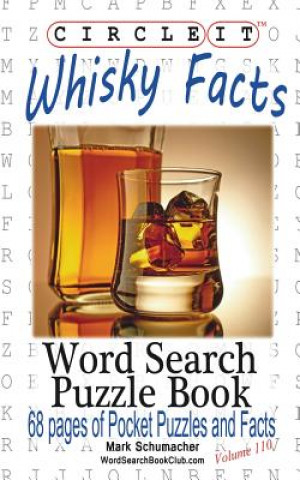 Książka Circle It, Whisky Facts (Whiskey), Word Search, Puzzle Book Lowry Global Media LLC