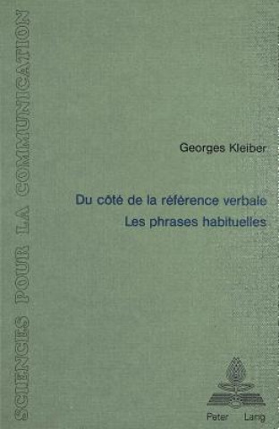 Knjiga Du cote de la reference verbale Georges Kleiber