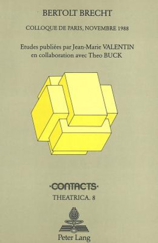 Kniha Bertolt Brecht Jean-Marie Valentin