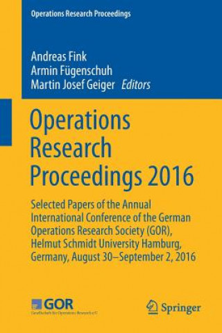 Book Operations Research Proceedings 2016 Andreas Fink