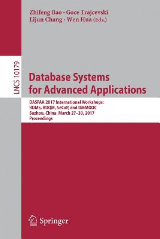 Könyv Database Systems for Advanced Applications Zhifeng Bao