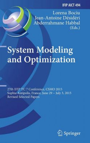 Knjiga System Modeling and Optimization Lorena Bociu