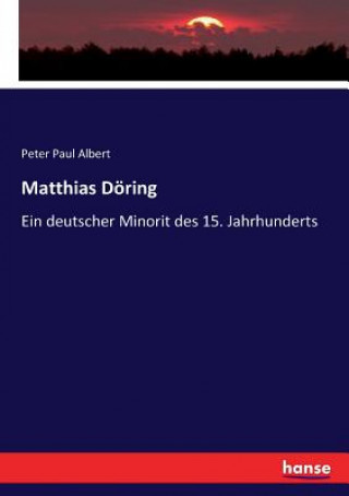 Könyv Matthias Doering Peter Paul Albert