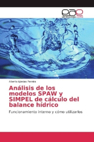 Könyv Análisis de los modelos SPAW y SIMPEL de cálculo del balance hídrico Alberto Iglesias Pereira