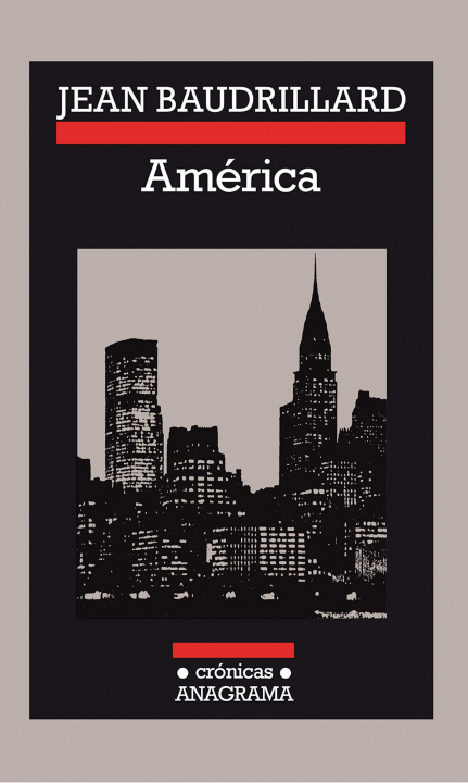 Kniha América Jean Baudrillard