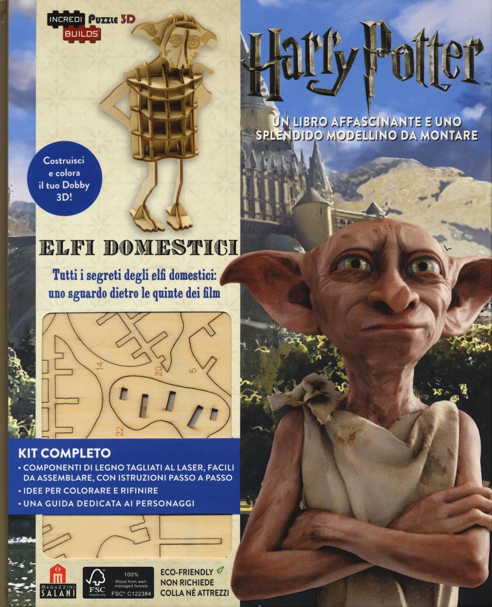 Könyv Harry Potter. Elfi domestici. Incredibuilds puzzle 3D da J. K. Rowling Jody Revenson