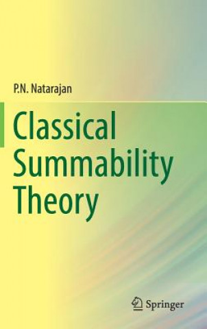 Kniha Classical Summability Theory Pinnangudi Natarajan
