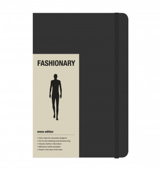 Kniha Fashionary Mens Sketchbook A5 