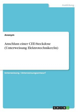 Buch Anschluss einer CEE-Steckdose (Unterweisung Elektrotechniker/in) Anonym