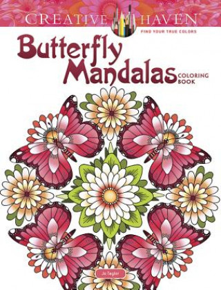 Carte Creative Haven Butterfly Mandalas Coloring Book Dianne Gaspas-Ettl