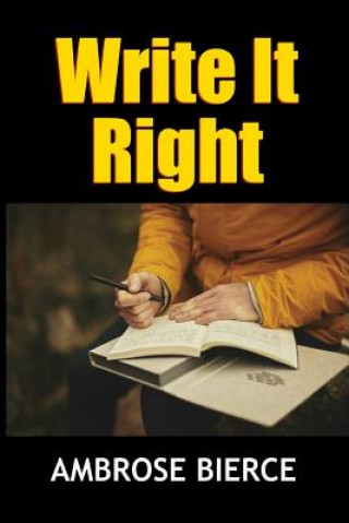 E-kniha Write it Right Ambrose Bierce