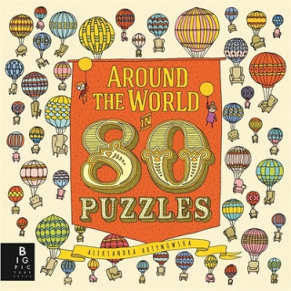 Книга Around the World in 80 Puzzles ALEK ARTYMOWSKA