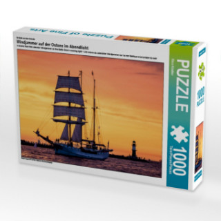 Joc / Jucărie Ein Motiv aus dem Kalender Windjammer auf der Ostsee im Abendlicht (Puzzle) Rico Ködder