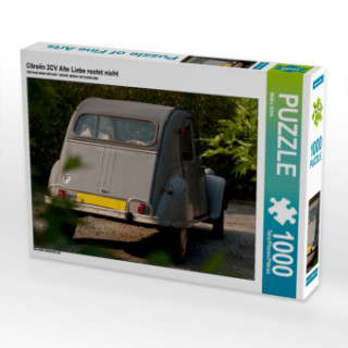 Spiel/Spielzeug CALVENDO Puzzle Citroën 2CV Alte Liebe rostet nicht 1000 Teile Lege-Größe 64 x 48 cm Foto-Puzzle Bild von Meike Bölts Meike Bölts