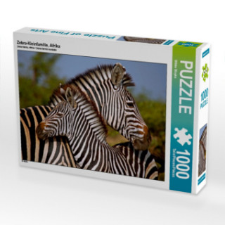 Joc / Jucărie Zebra-Kleinfamilie, Afrika (Puzzle) Wibke Woyke