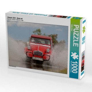 Joc / Jucărie CALVENDO Puzzle Citroën 2CV - Ente rot 1000 Teile Lege-Größe 64 x 48 cm Foto-Puzzle Bild von Meike Bölts Meike Bölts