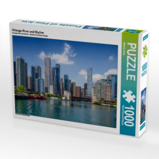 Joc / Jucărie Chicago River und Skyline (Puzzle) Melanie Viola