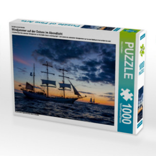 Gioco/giocattolo Ein Motiv aus dem Kalender Windjammer auf der Ostsee im Abendlicht (Puzzle) Rico Ködder