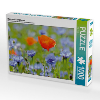 Joc / Jucărie CALVENDO Puzzle Mohn und Kornblumen. Landschaft im Havelland. 1000 Teile Lege-Größe 64 x 48 cm Foto-Puzzle Bild von Anja Frost Anja Frost