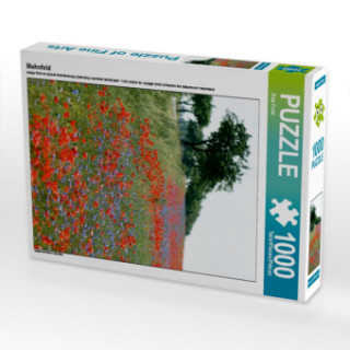 Spiel/Spielzeug CALVENDO Puzzle Mohnfeld. Landschaft im Havelland. 1000 Teile Lege-Größe 48 x 64 cm Foto-Puzzle Bild von Anja Frost Anja Frost