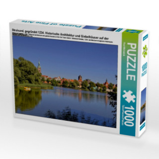 Gra/Zabawka Stralsund, gegründet 1234. Historische Architektur und Giebelhäuser auf der Altstadtinsel (Puzzle) Paul Michalzik