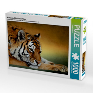 Játék Ruhender Sibirischer Tiger (Puzzle) Heike Hultsch