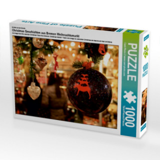 Joc / Jucărie Ein Motiv aus dem Kalender Christmas Geschichten aus Bremen Weihnachtsmarkt (Puzzle) Card-Photo