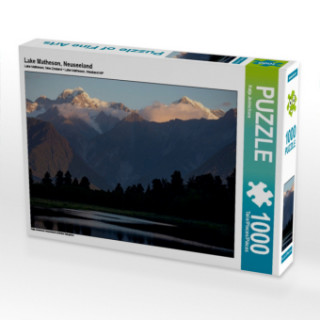 Spiel/Spielzeug CALVENDO Puzzle Lake Matheson, Neuseeland 1000 Teile Lege-Größe 64 x 48 cm Foto-Puzzle Bild von Katja Jentschura Katja Jentschura