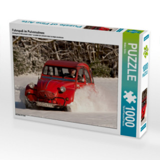 Hra/Hračka CALVENDO Puzzle Fahrspaß im Pulverschnee 1000 Teile Lege-Größe 64 x 48 cm Foto-Puzzle Bild von Meike Bölts Meike Bölts