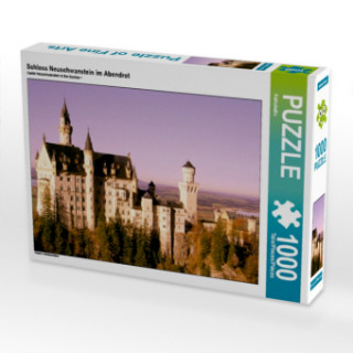 Gra/Zabawka Schloss Neuschwanstein im Abendrot (Puzzle) Kattobello