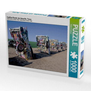 Hra/Hračka Cadillac Ranch, bei Amarillo, Texas (Puzzle) Rainer Grosskopf