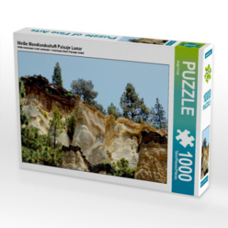 Gra/Zabawka CALVENDO Puzzle Weiße Mondlandschaft Paisaje Lunar auf Teneriffa 1000 Teile Lege-Größe 64 x 48 cm Foto-Puzzle Bild von Anja Frost Anja Frost