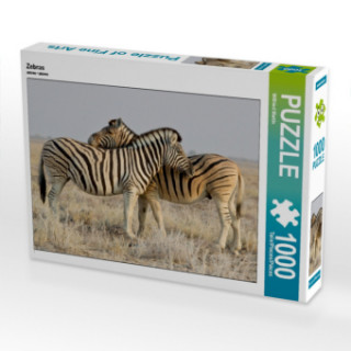 Hra/Hračka CALVENDO Puzzle Zebras 1000 Teile Lege-Größe 64 x 48 cm Foto-Puzzle Bild von Wilfried Martin Wilfried Martin