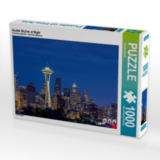 Játék Seattle Skyline at Night (Puzzle) Thomas Klinder