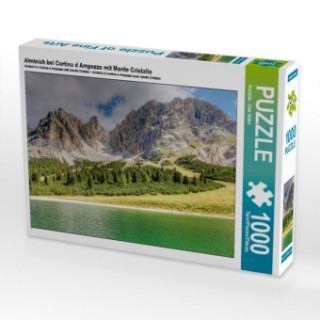 Gra/Zabawka Almteich bei Cortina d Ampezzo mit Monte Cristallo (Puzzle) Uwe Vahle