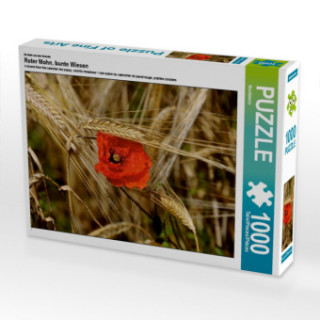 Hra/Hračka Ein Motiv aus dem Kalender Roter Mohn, bunte Wiesen (Puzzle) Nordstern