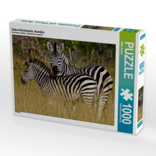 Hra/Hračka Zebra-Kleinfamilie, Namibia (Puzzle) Wibke Woyke