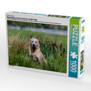 Hra/Hračka Ein Motiv aus dem Kalender Spaziergang am See Australian Cattle Dogs (Puzzle) Verena Scholze