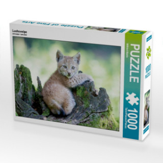 Joc / Jucărie CALVENDO Puzzle Luchswelpe 1000 Teile Lege-Größe 64 x 48 cm Foto-Puzzle Bild von Wilfried Martin Wilfried Martin