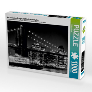 Hra/Hračka NYC Brooklyn Bridge und Manhattan Skyline (Puzzle) Melanie Viola