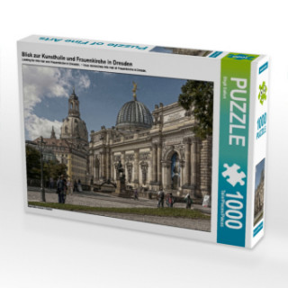 Hra/Hračka Blick zur Kunsthalle und Frauenkirche in Dresden (Puzzle) Birgit Seifert