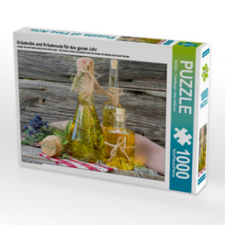 Joc / Jucărie Kräuteröle und Kräutersalz für das ganze Jahr (Puzzle) Hetizia Fotodesign