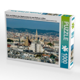 Játék Blick vom Südturm des Stephansdom bis zum Rathaus in Wien (Puzzle) Marlen Rasche