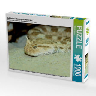 Gioco/giocattolo CALVENDO Puzzle Gefährliche Schlangen - Hornviper 1000 Teile Lege-Größe 64 x 48 cm Foto-Puzzle Bild von Michael Herzog Michael Herzog