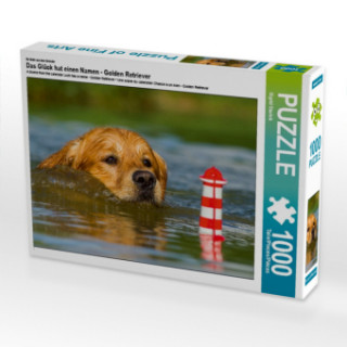 Hra/Hračka Ein Motiv aus dem Kalender Das Glück hat einen Namen - Golden Retriever (Puzzle) Sigrid Starick